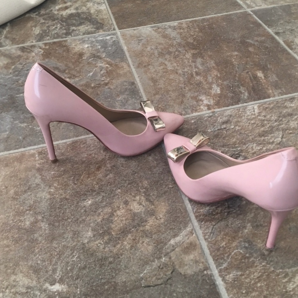 Coach heels pink size 6 - Picture 3 of 5